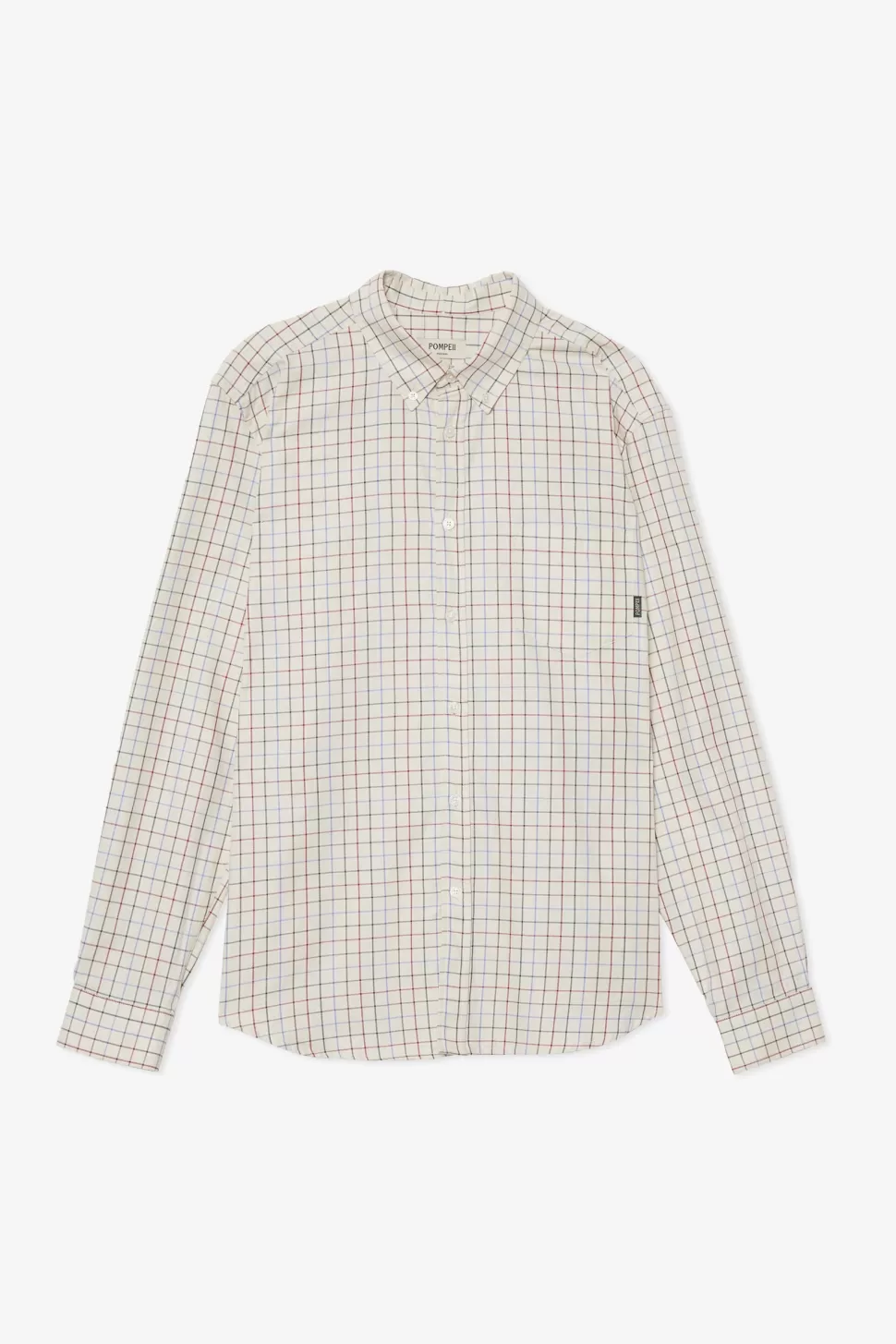 Camisas*POMPEII CHECK WINE COTTON SHIRT