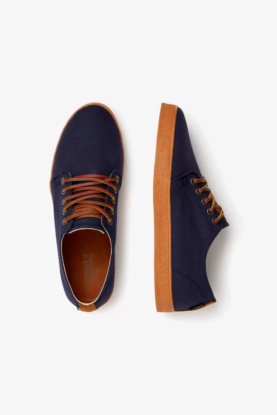 Zapatillas*POMPEII HIGBY CANVAS OCEAN CARAMEL