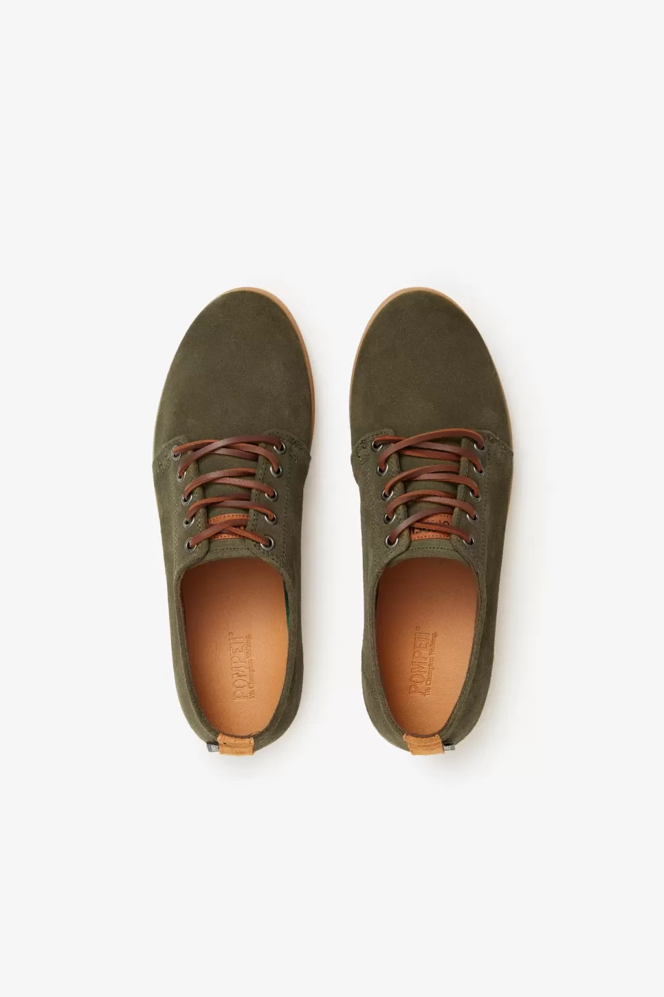 Zapatillas*POMPEII HIGBY SUEDE HYDRO GREEN TAUPE