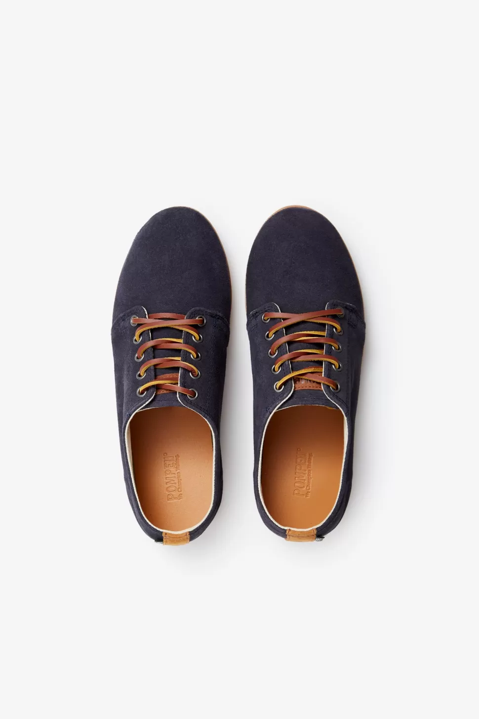 Zapatillas*POMPEII HIGBY SUEDE HYDRO NAVY CARAMEL