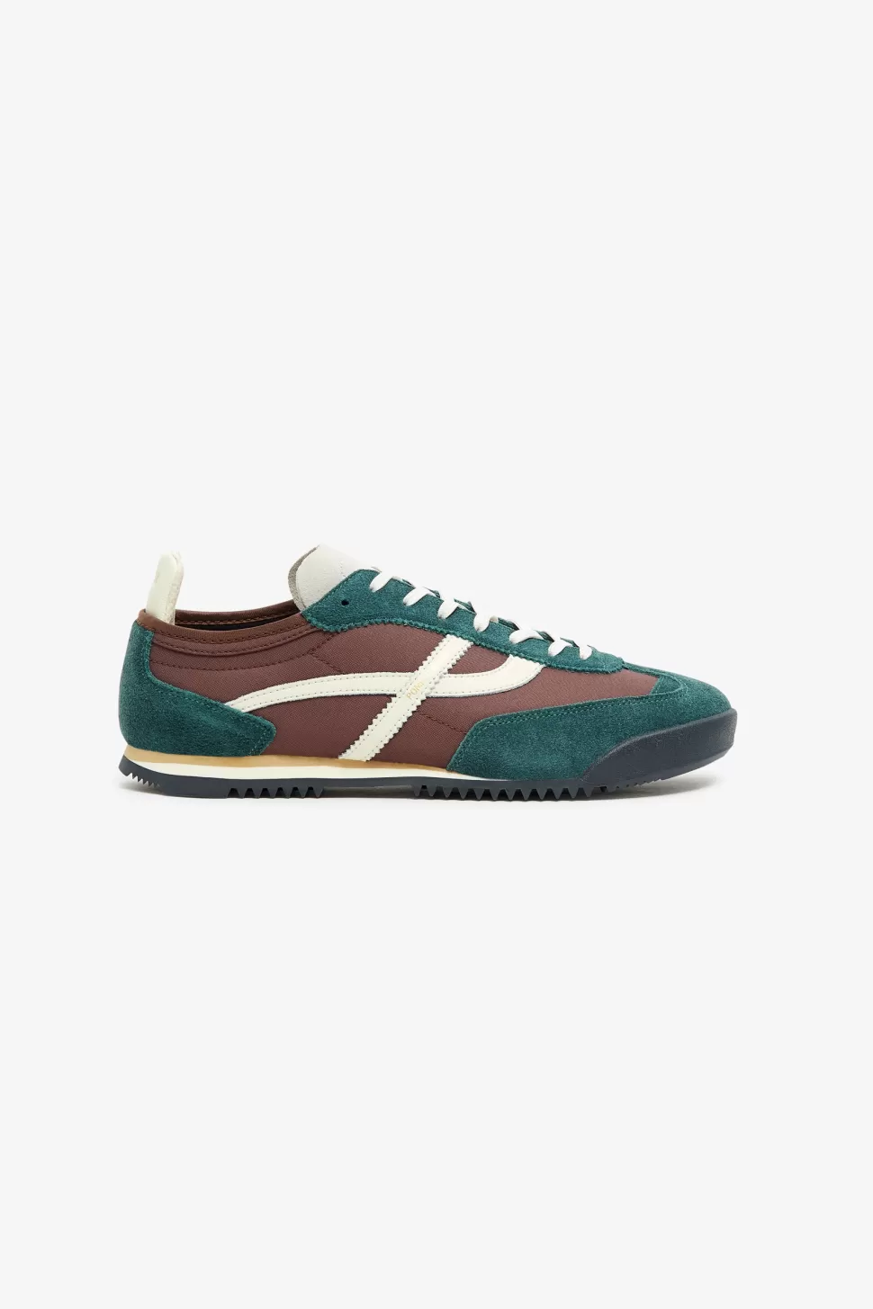 Zapatillas*POMPEII KITE SUEDE GREEN BROWN