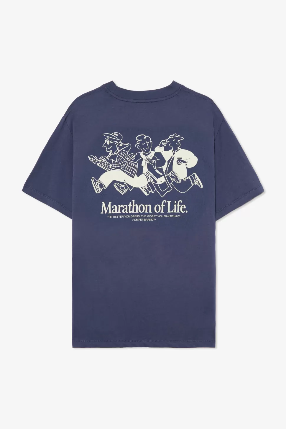 Camisetas*POMPEII MARATHON OF LIFE MIDNIGHT BLUE TEE