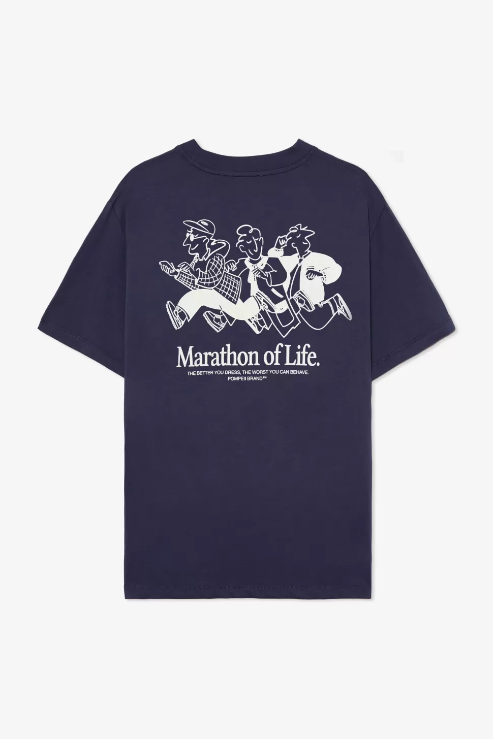 Camisetas*POMPEII MARATHON OF LIFE NAVY TEE