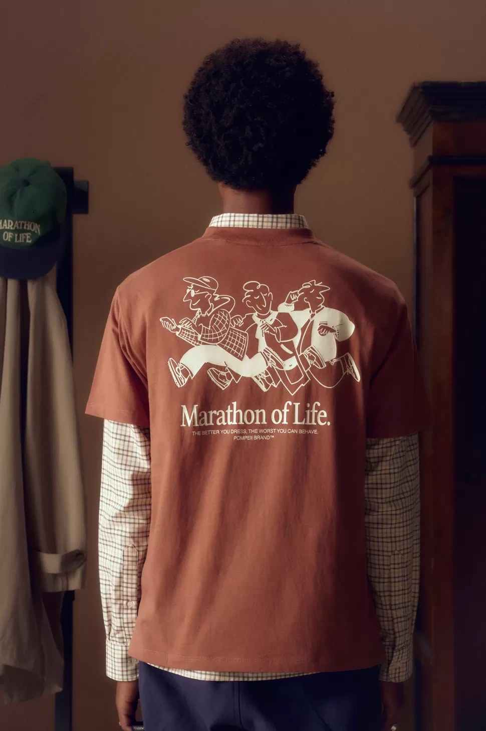 Camisetas*POMPEII MARATHON OF LIFE RUST TEE