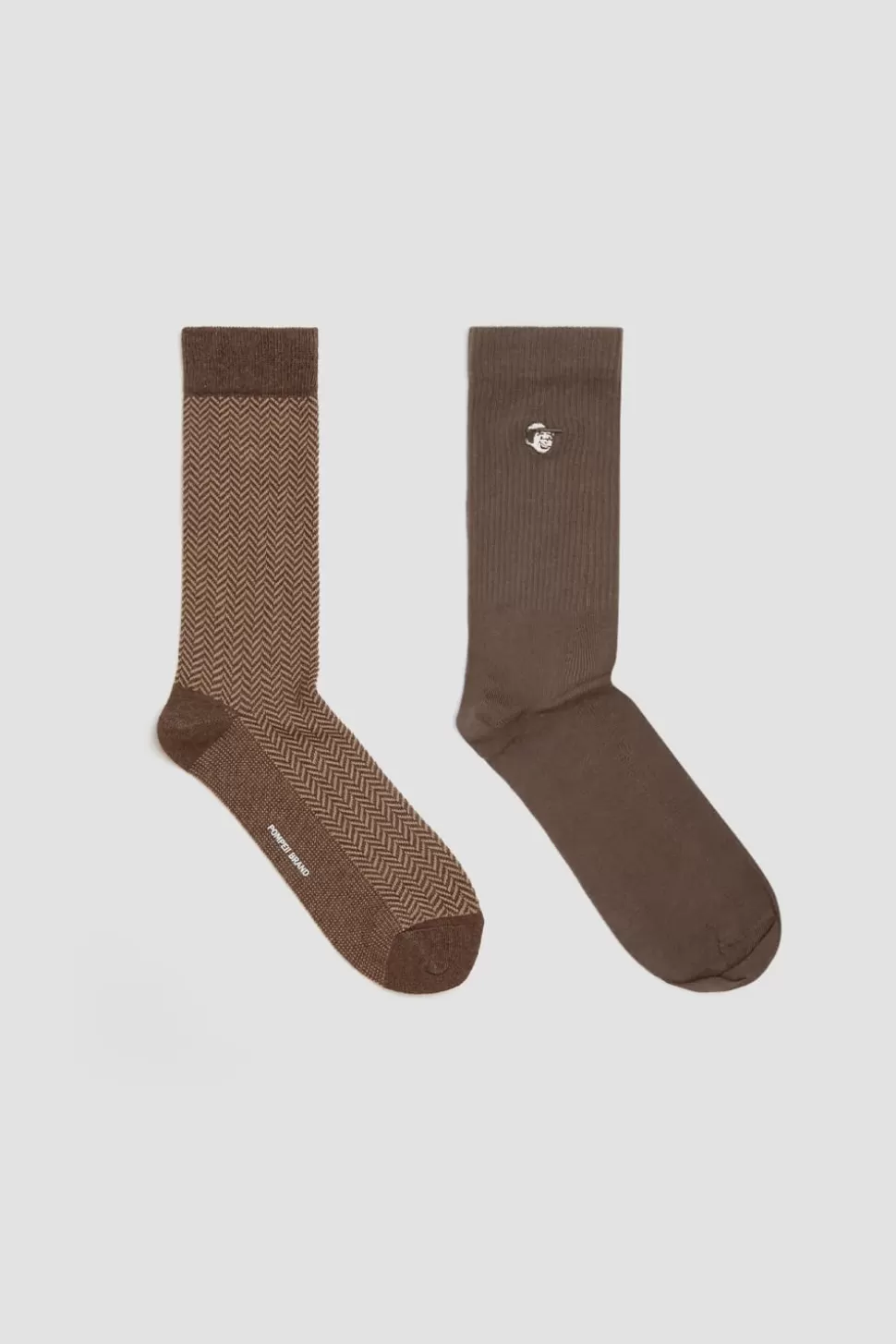 Calcetines*POMPEII Pack Classic Brown Socks