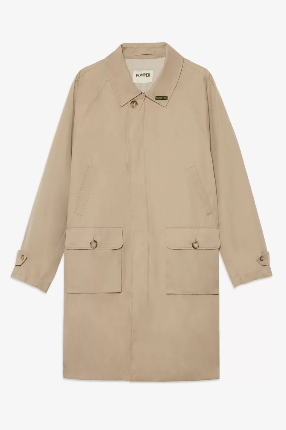 Chaquetas*POMPEII SAND COTTON MAC COAT