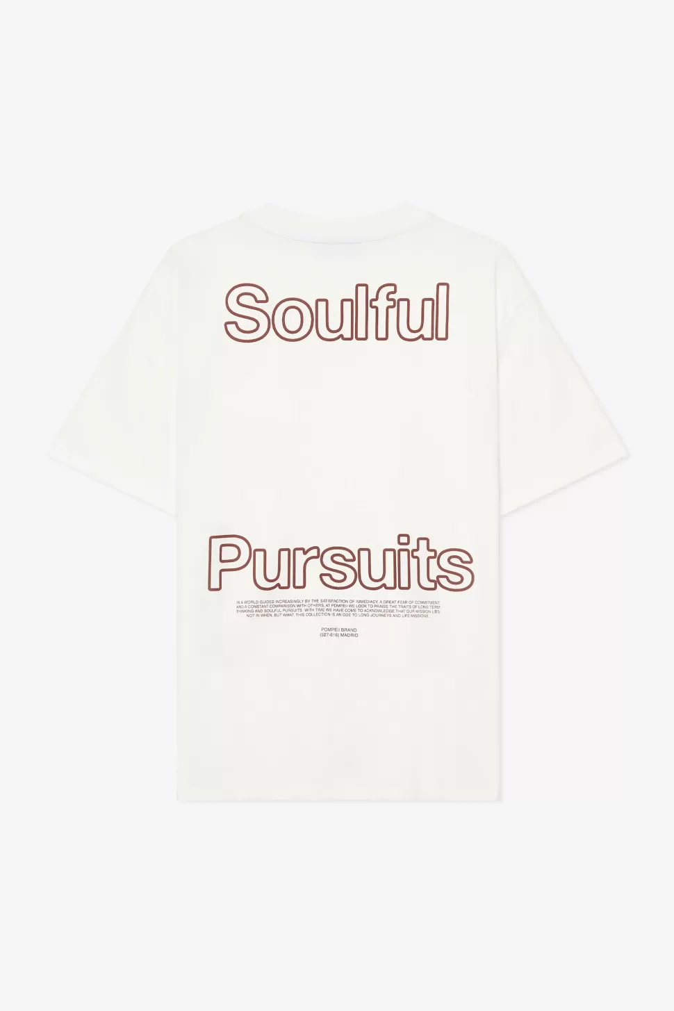 Camisetas*POMPEII SOULFUL PURSUITS OFF WHITE TEE