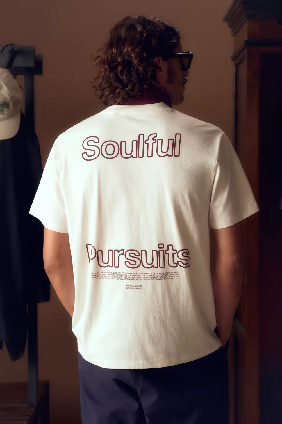 Camisetas*POMPEII SOULFUL PURSUITS OFF WHITE TEE