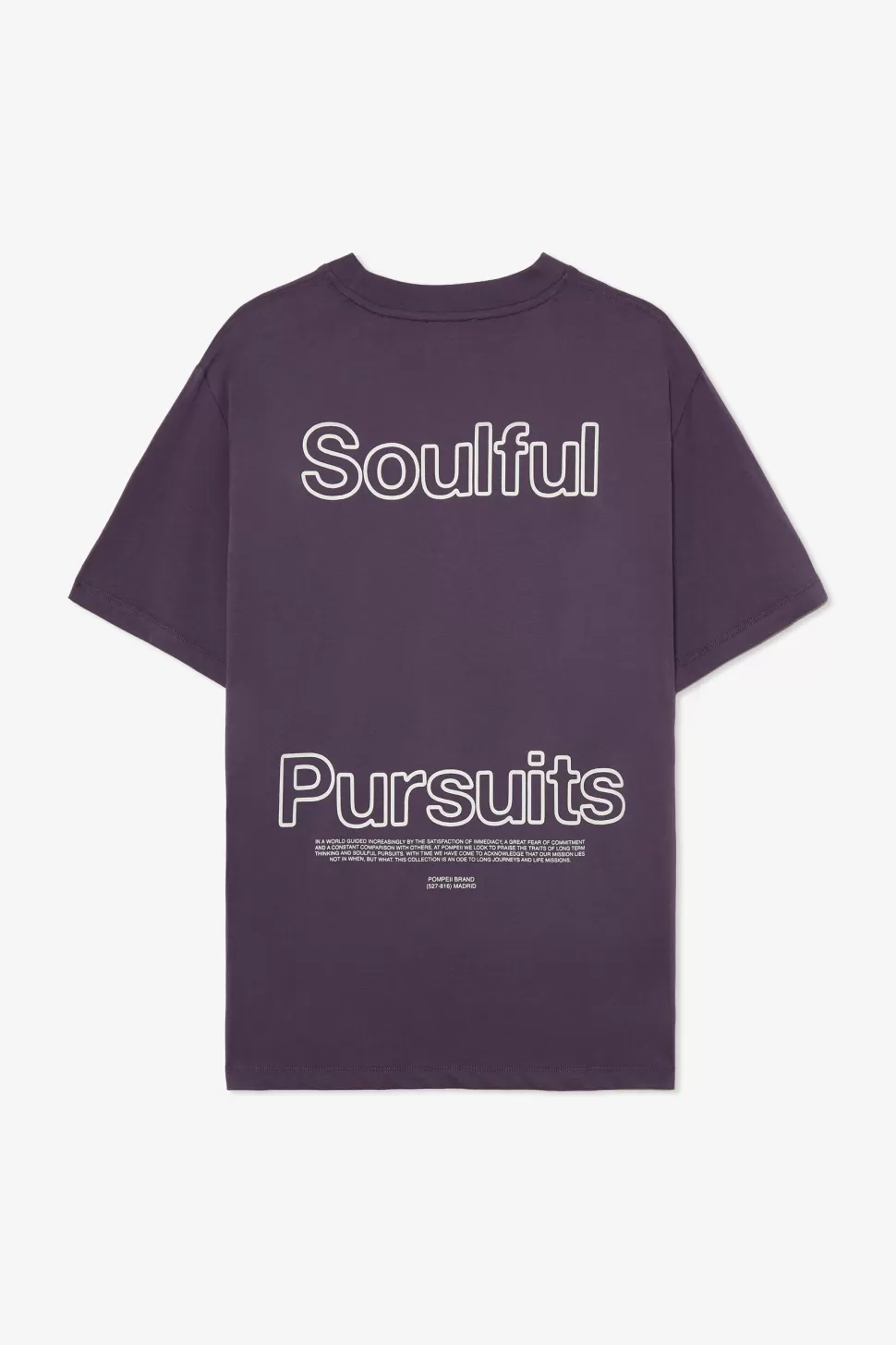 Camisetas*POMPEII SOULFUL PURSUITS RAISIN TEE