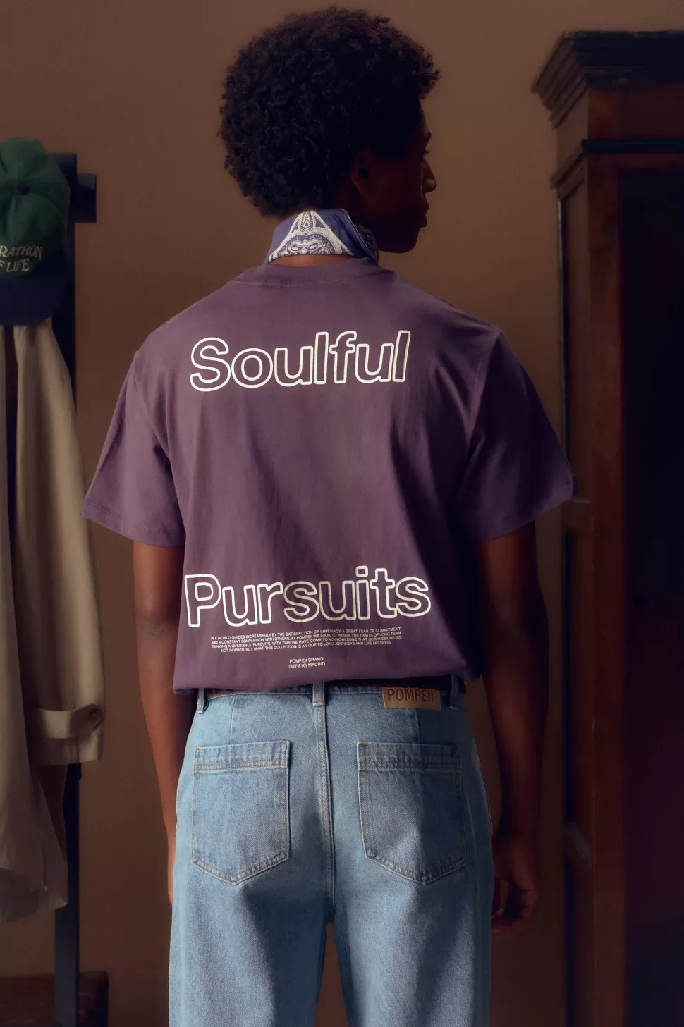 Camisetas*POMPEII SOULFUL PURSUITS RAISIN TEE